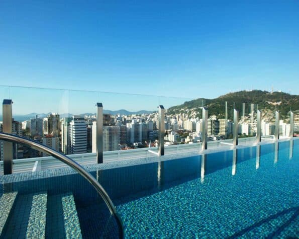 Estúdio para alugar, 1 quarto, Piscina, Centro, Florianópolis, SC.